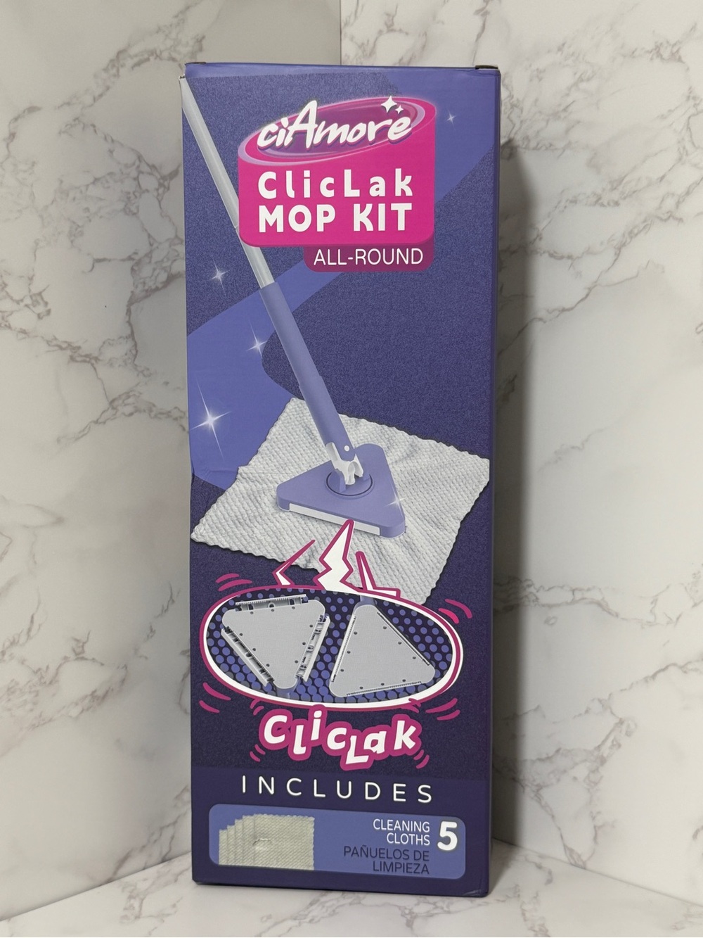 ClicLak All-Round Mop Kit - Purple